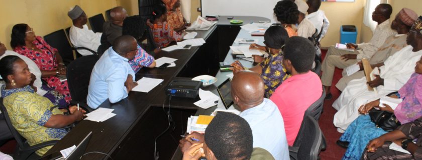 Participants listening to Mr Dapo Olorunyomi, Publisher - Premium Times during his presentation