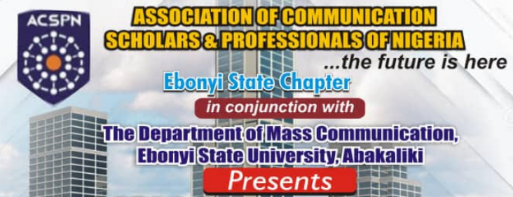 ACSPN History Series at Ebonyi State University, Abakaliki